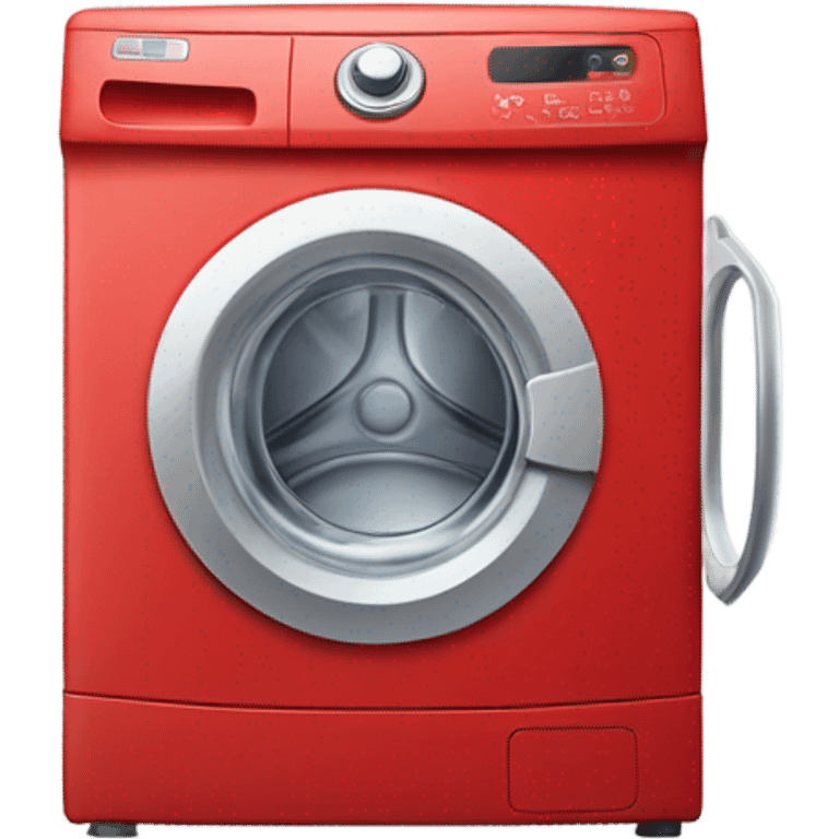 automatic washing machine red emoji