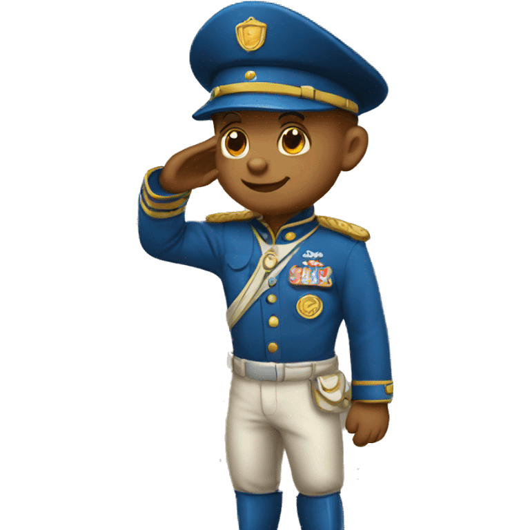 Cub master saluting emoji