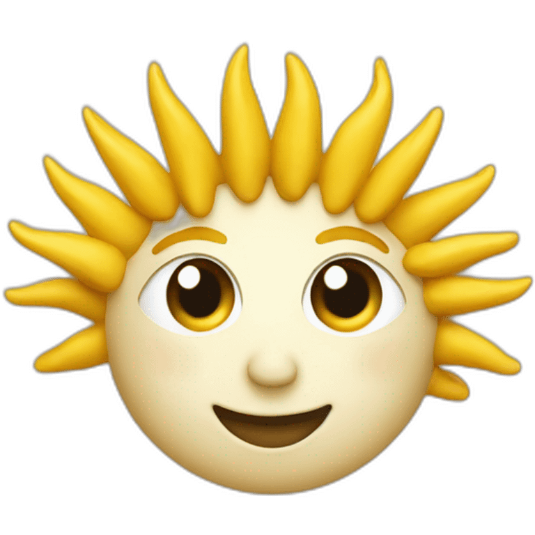 Soleil en colère emoji