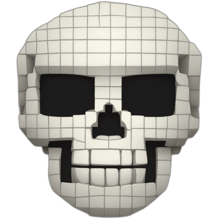 pixel skull emoji