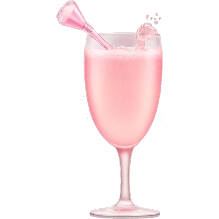 pink champagne emoji