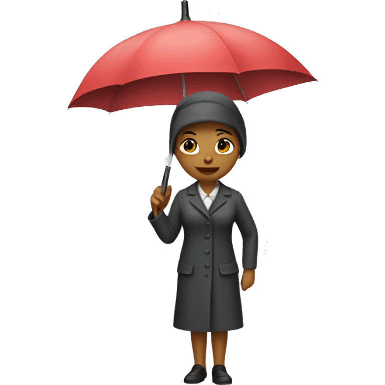 Nanny with umbrella  emoji