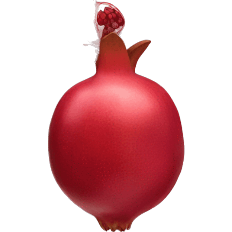 pomegranate with link emoji