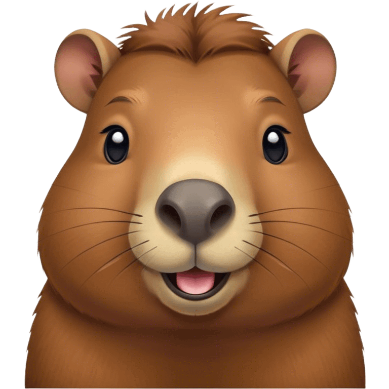 happy capybara emoji