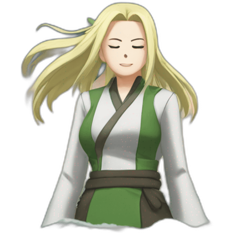 Tsunade at sea  emoji