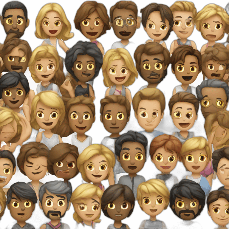 foule de gens emoji