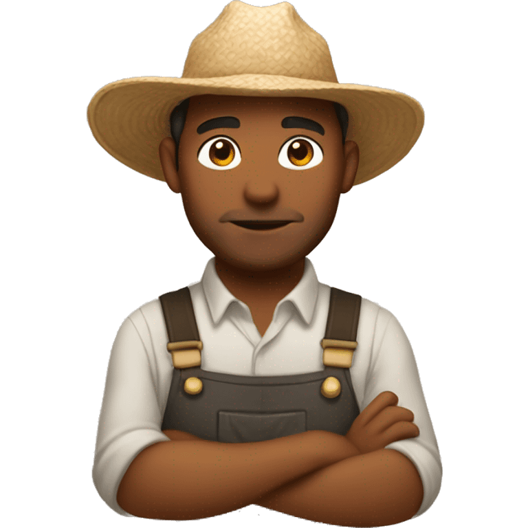 Tan farmer ☕️ emoji