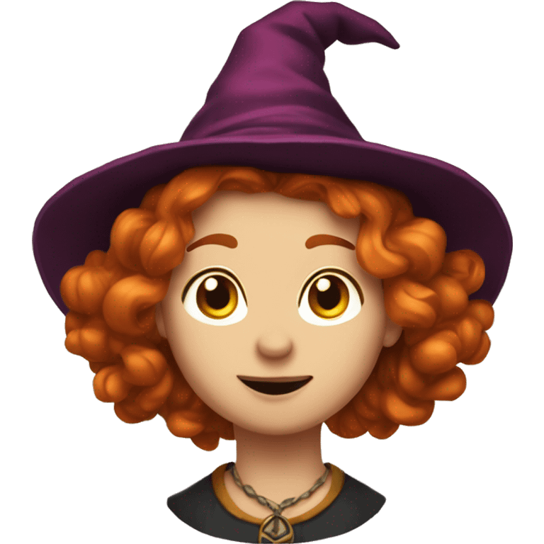 Sorcière rousse emoji