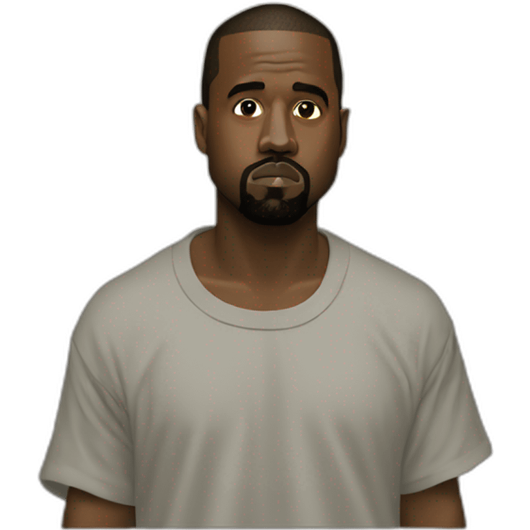 Kanye west album cover emoji