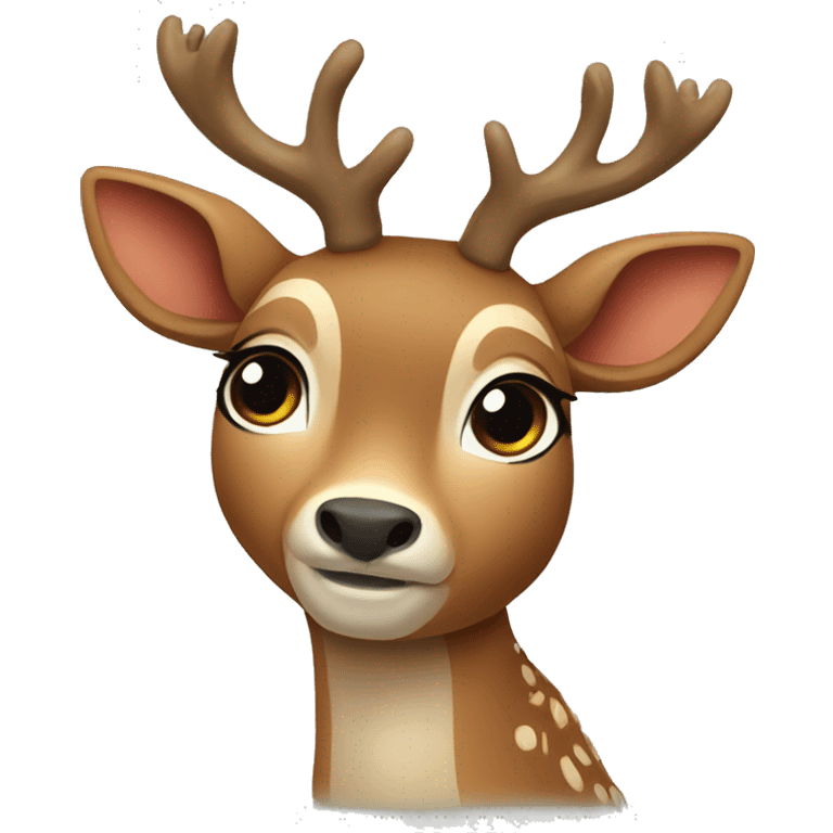 New Year's deer emoji