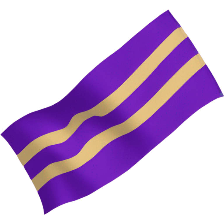 Intersex pride flag with yellow background and purple circle in the middle  emoji