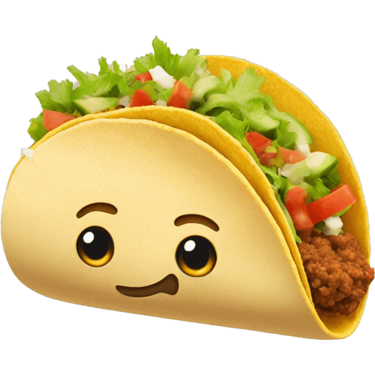 taco with wings emoji