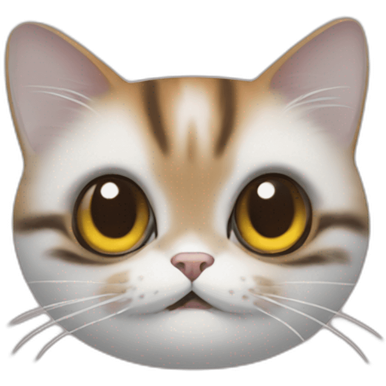 Chat qui porte un  emoji