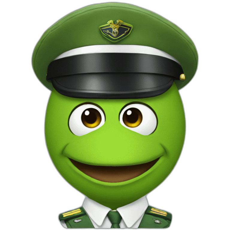 kermit as airline pilot emoji