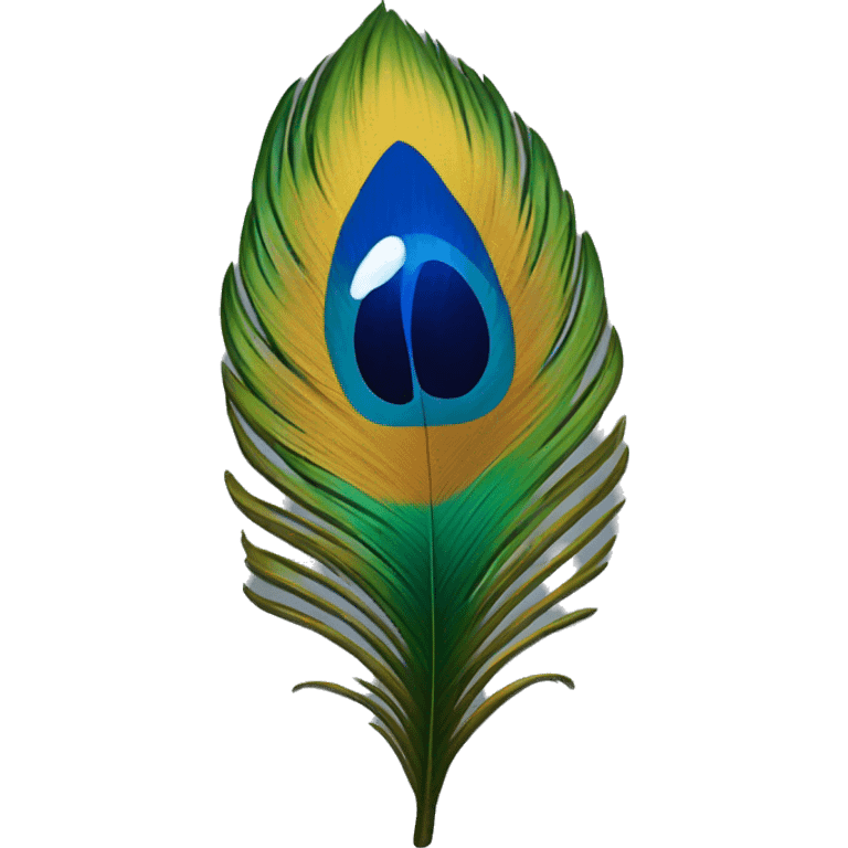 peacock feather emoji