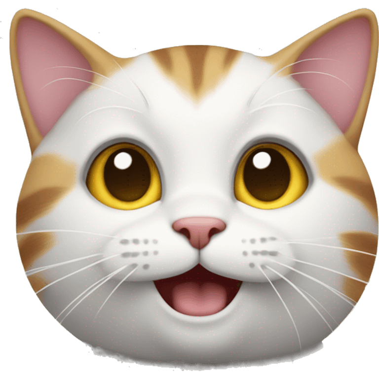 Cat saying hi emoji