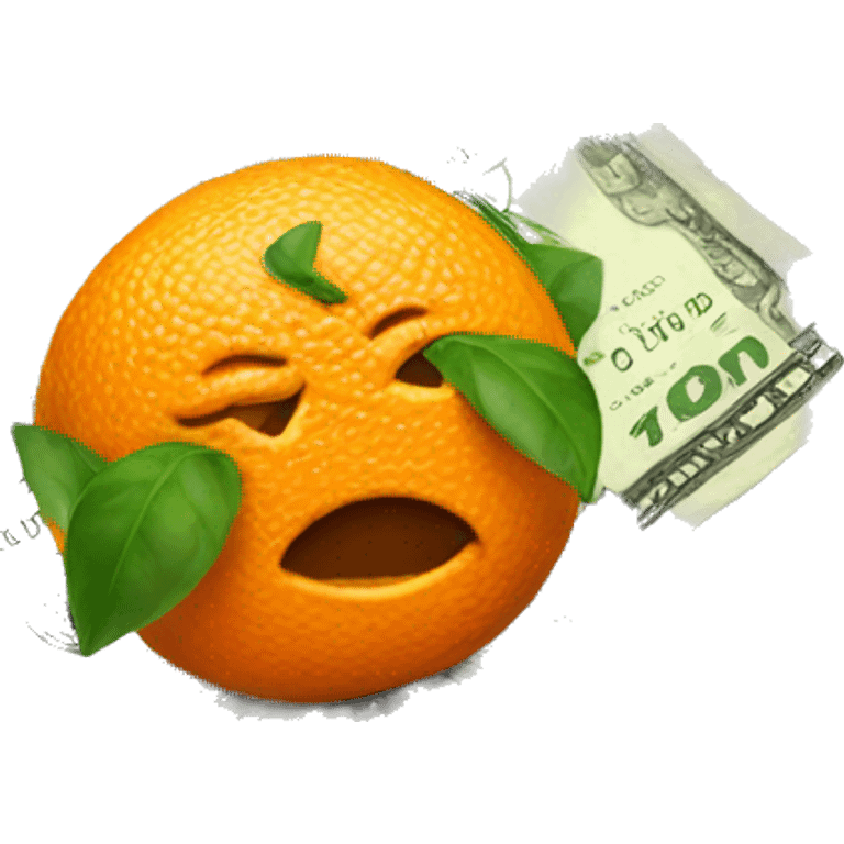 orange money emoji