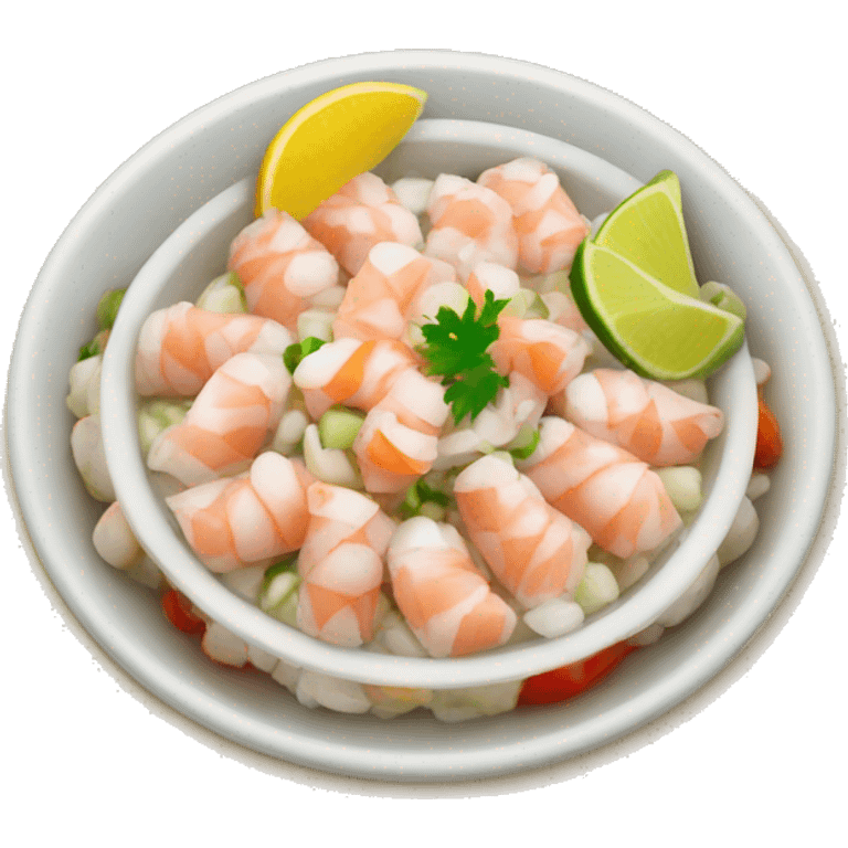 ceviche in a plate emoji