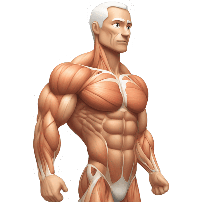 Muscle anatomic structure emoji