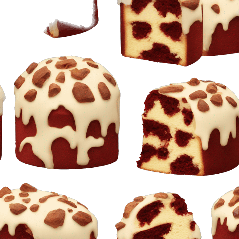 Red velvet panettone  emoji