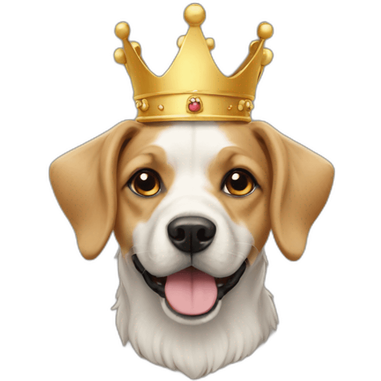 crown dog emoji