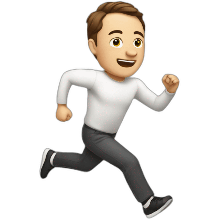 Musk running emoji