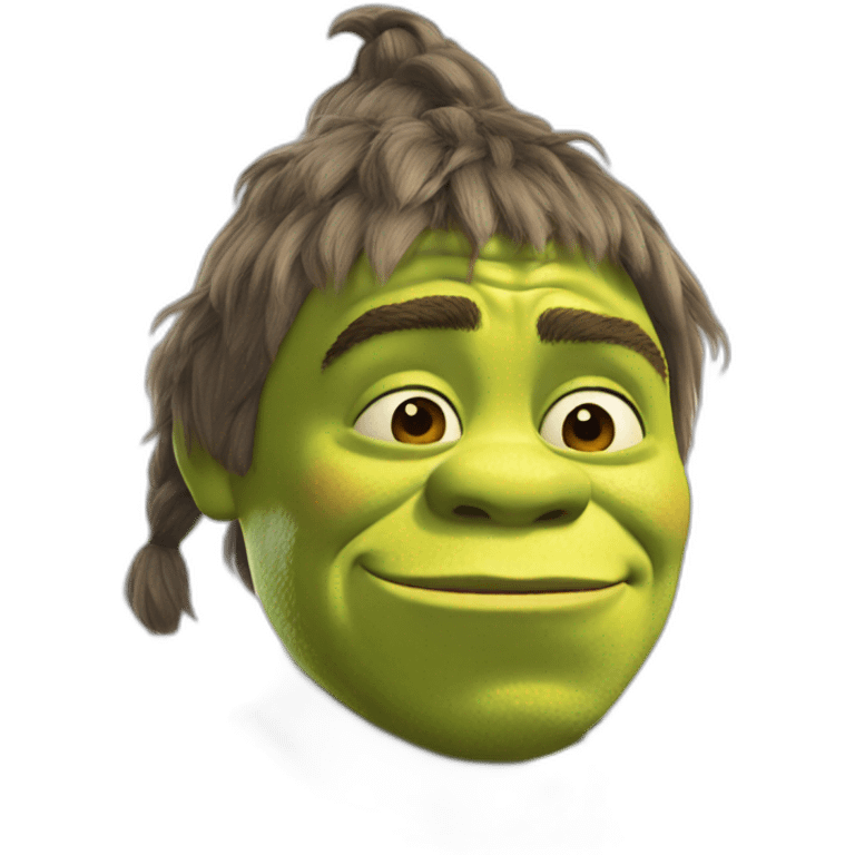 Shrek dab emoji