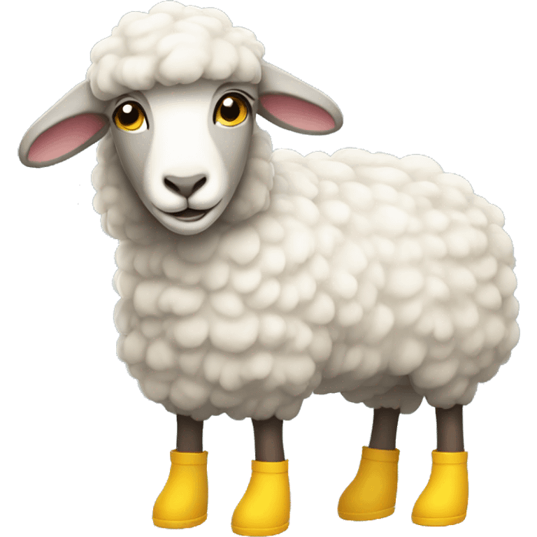 Profile Sheep with rain boots emoji