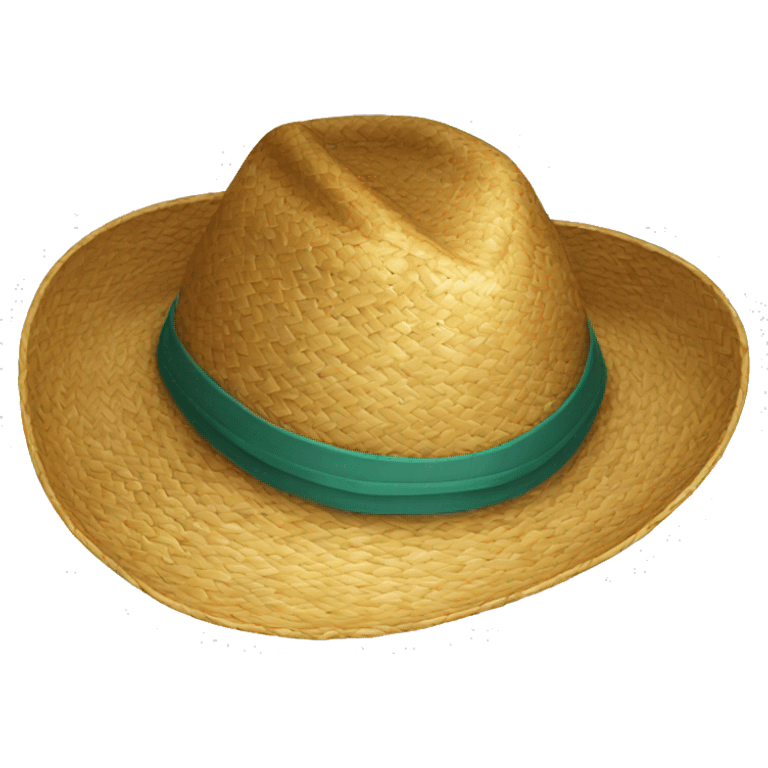 Straw hat emoji