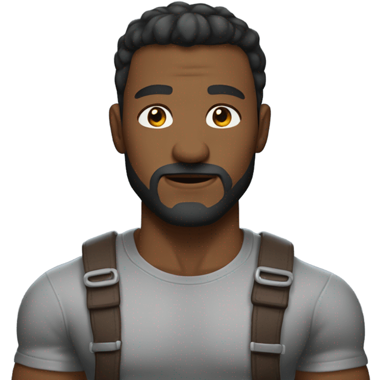 A manly man emoji