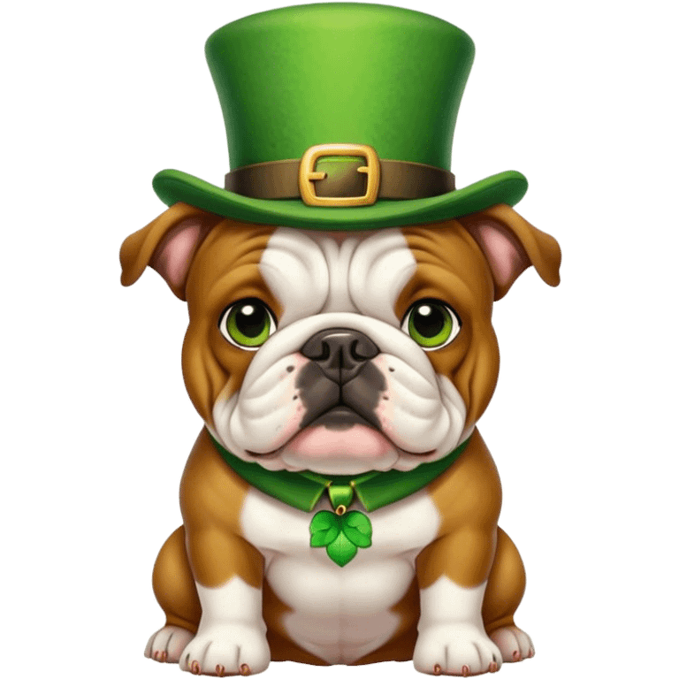 Leprechaun Bulldog  emoji