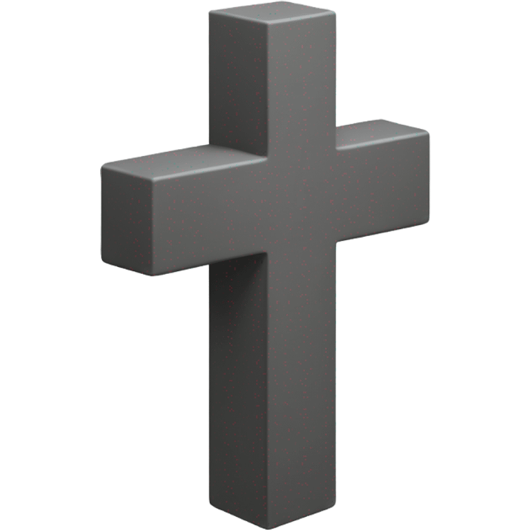 3D Cross emoji