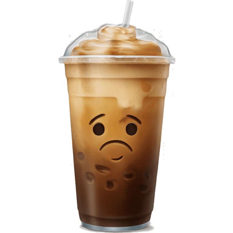 Iced coffee emoji