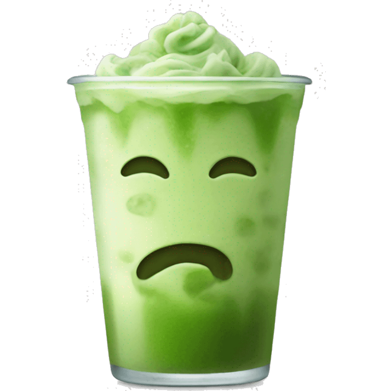 iced matcha late emoji