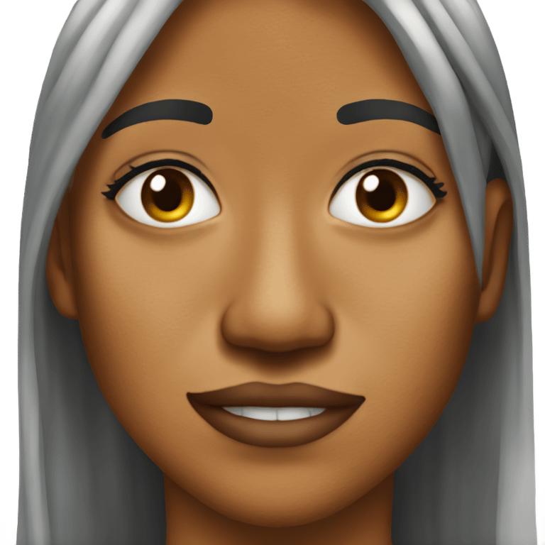 The hyperpigmentation meme emoji