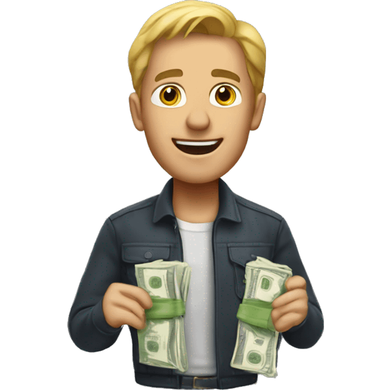 big stash of cash emoji