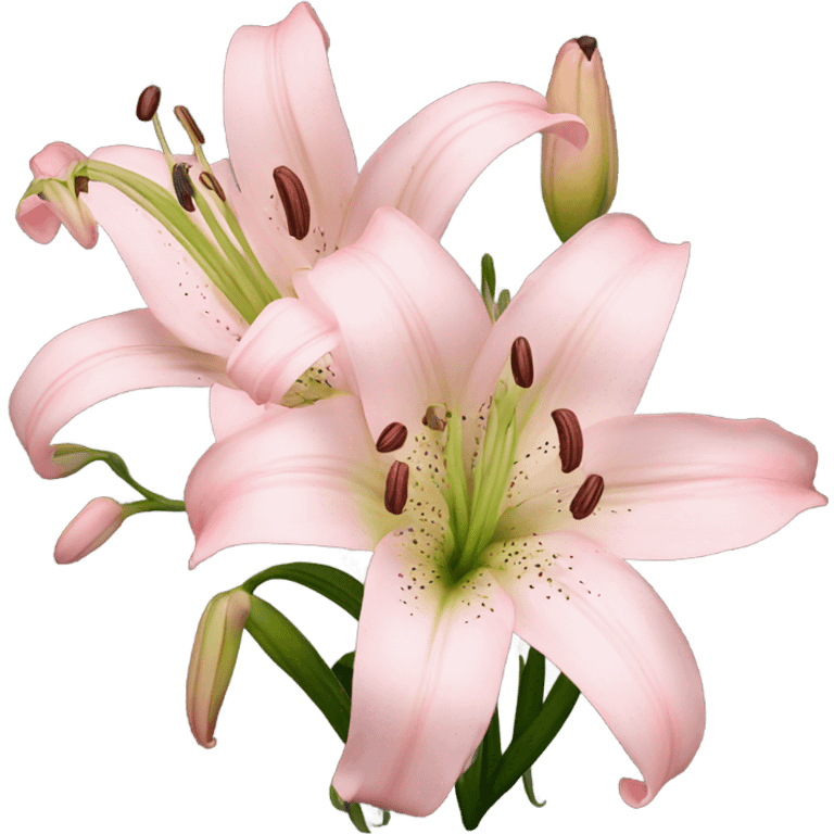 light pink lilium emoji