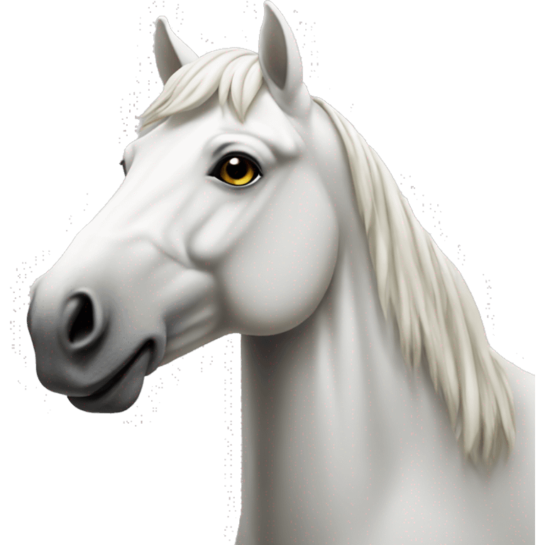 Cheval blanc emoji