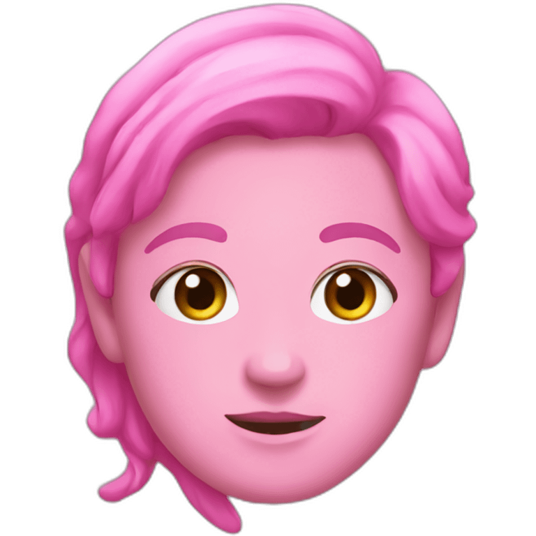 pink unlazy fun emoji