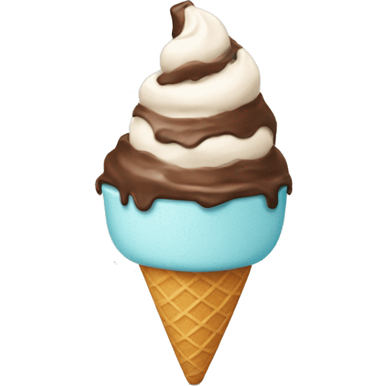 Delicious ice cream emoji