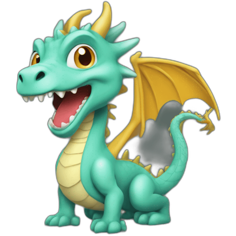 Un Dragon-chimique emoji