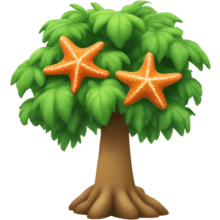 starfish climbing a tree emoji