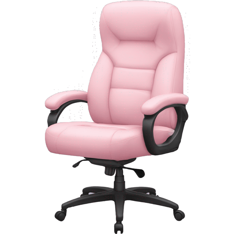 Pastel pink gaming chair emoji