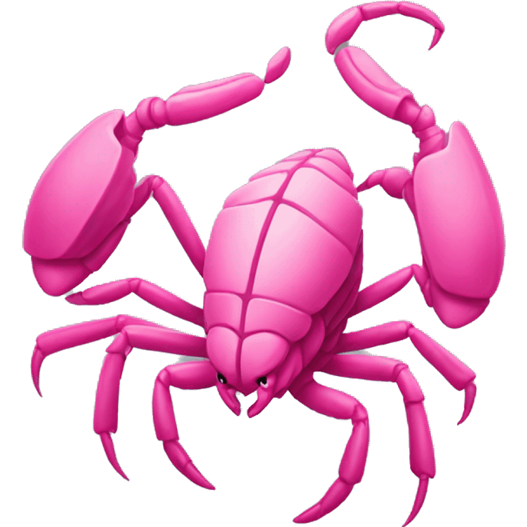 Pink scorpion  emoji