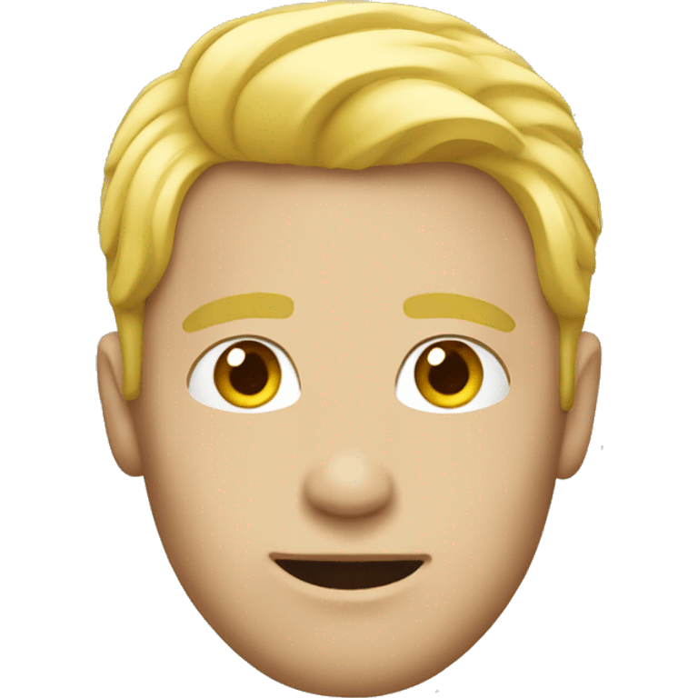 Blonde man emoji