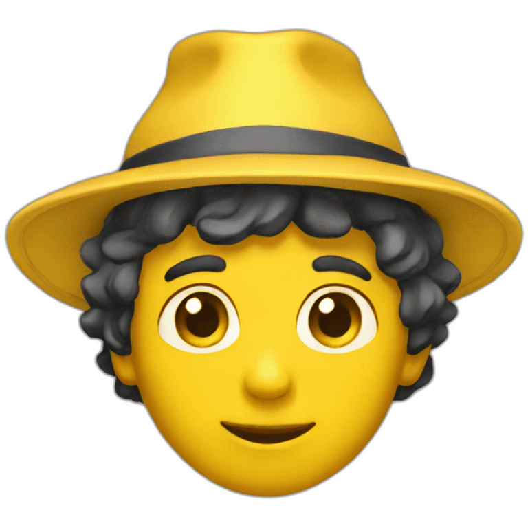 Yellow hat boy emoji