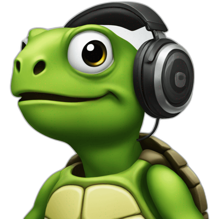 Dj Turtle  emoji