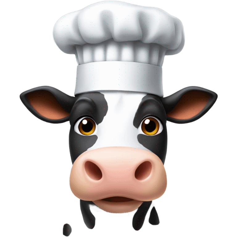 cow with a chef hat emoji