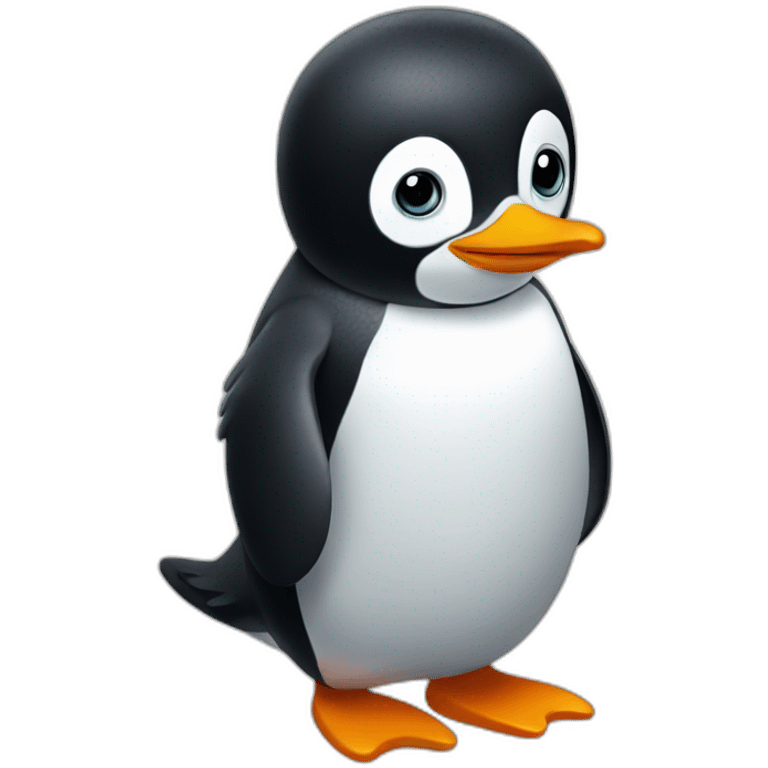 Pico the penguin emoji