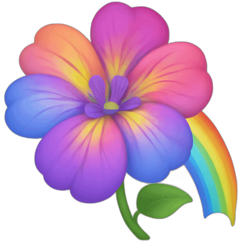 RAINBOW FLOWER  emoji